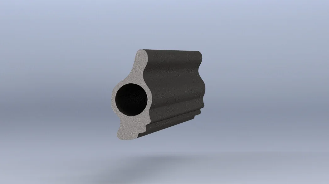 Az autóbiztonsági öv zárszerkezetéhez használt egyedi profilhuzal product image